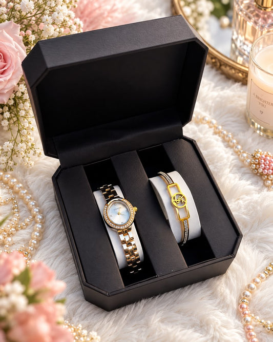 Montre +braclet+boite (inoxydable)-black ys