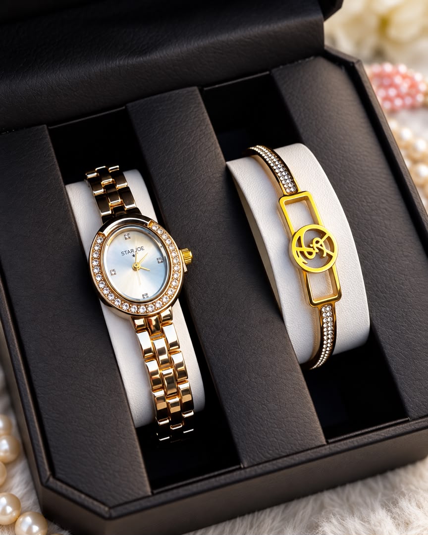 Montre +braclet+boite (inoxydable)-black ys